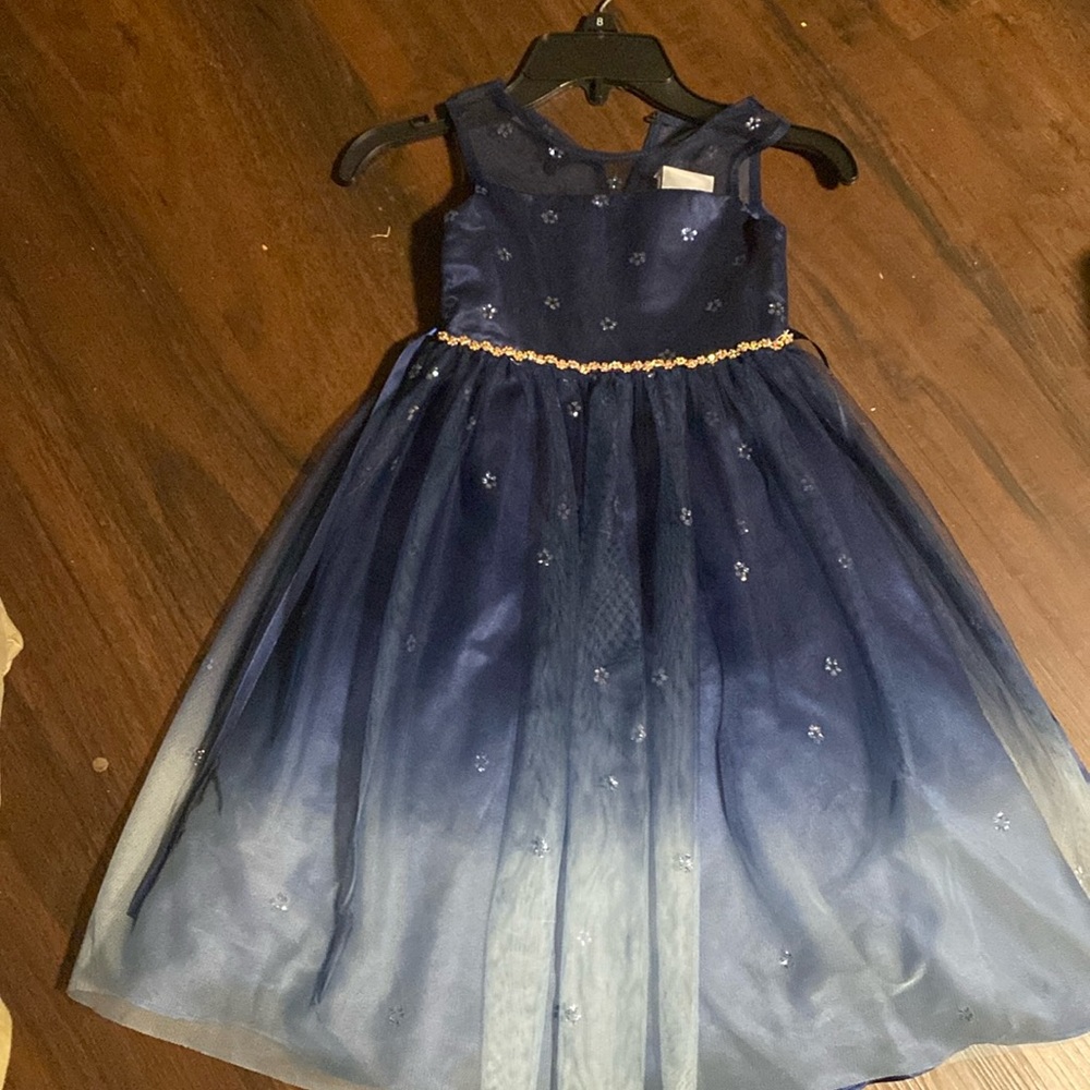 Only used ones formal dress 2 t blue and light blue great condition